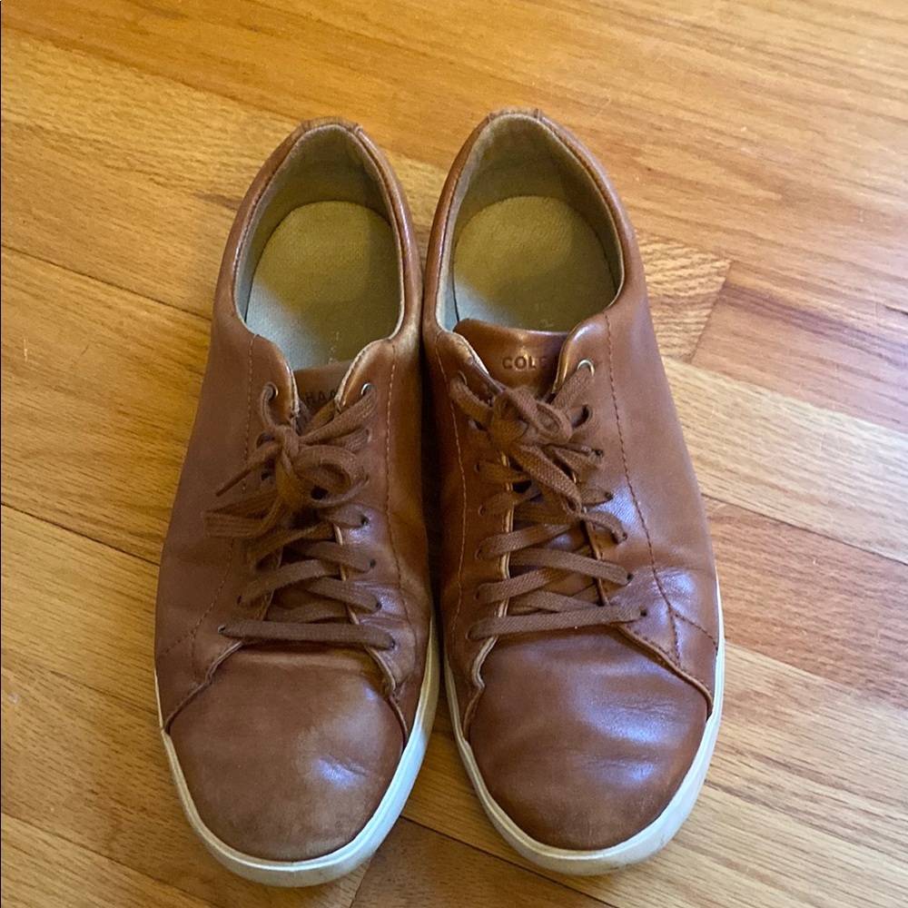 Cole Haan Brown Leather Sneakers